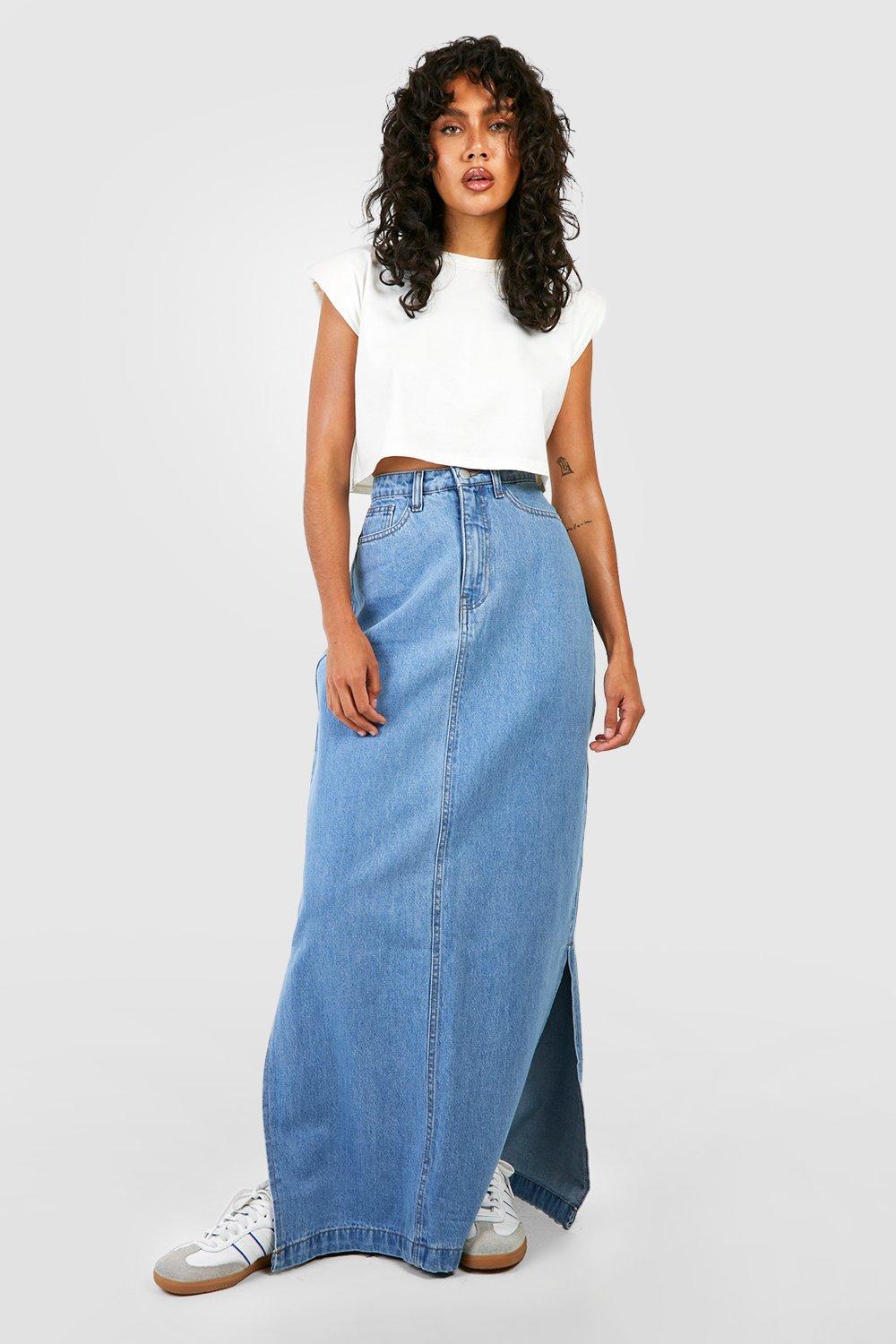 Maxi denim 2025 skirt nz